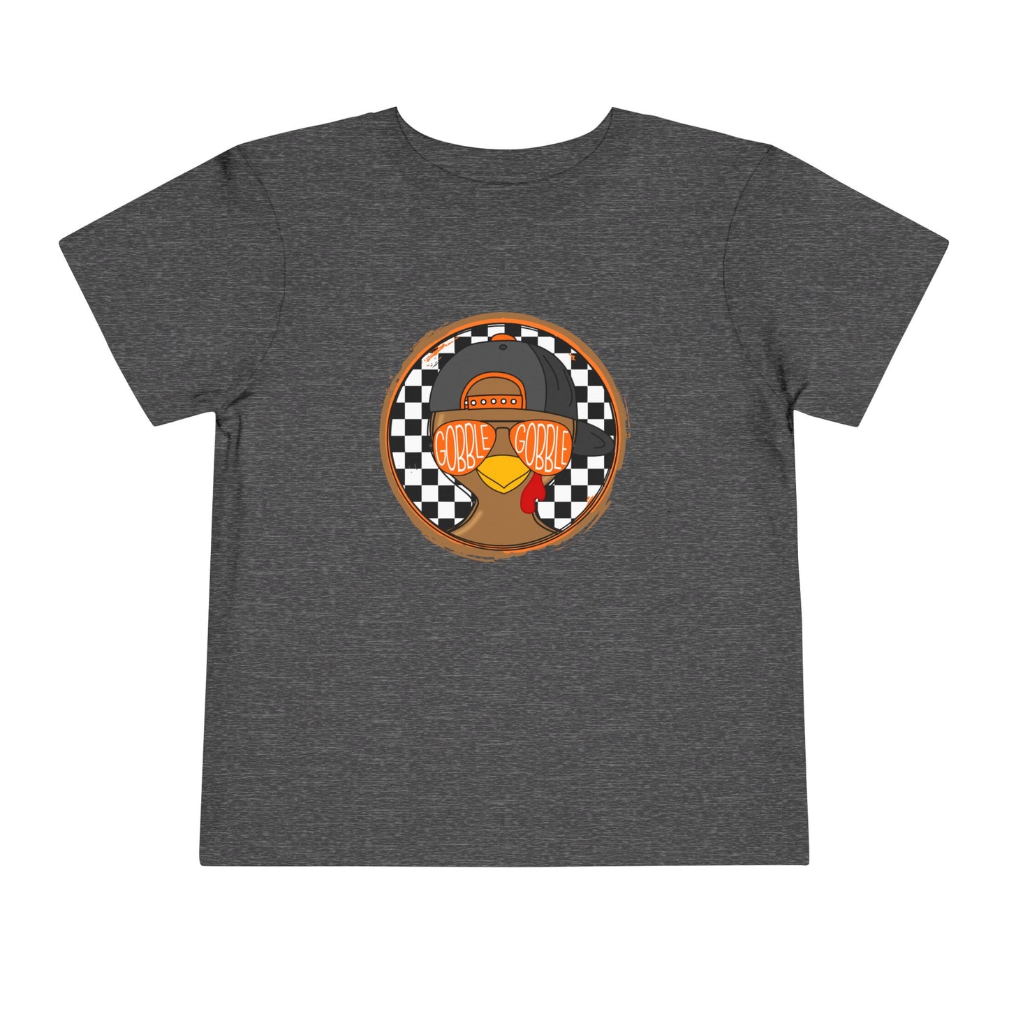 Coolest Boy Turkey Thanksgiving Toddler T-shirt