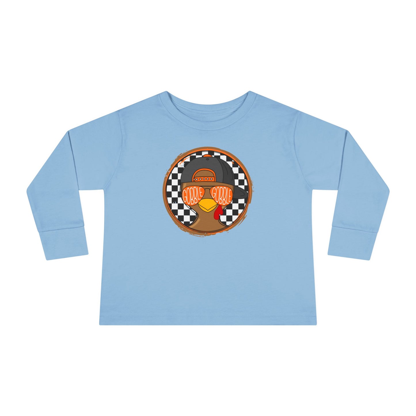 Cool Turkey Thanksgiving Toddler Long Sleeve T-shirt