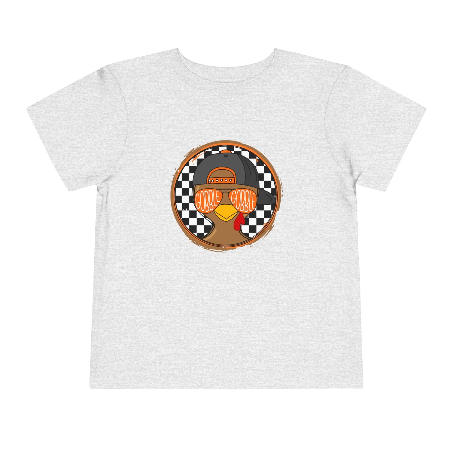 Coolest Boy Turkey Thanksgiving Toddler T-shirt