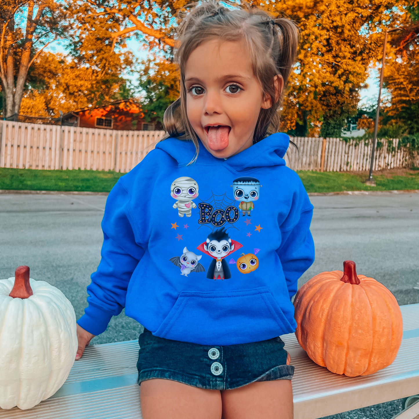 Little Monsters Toddler Hoodie-Hooded Sweatshirt