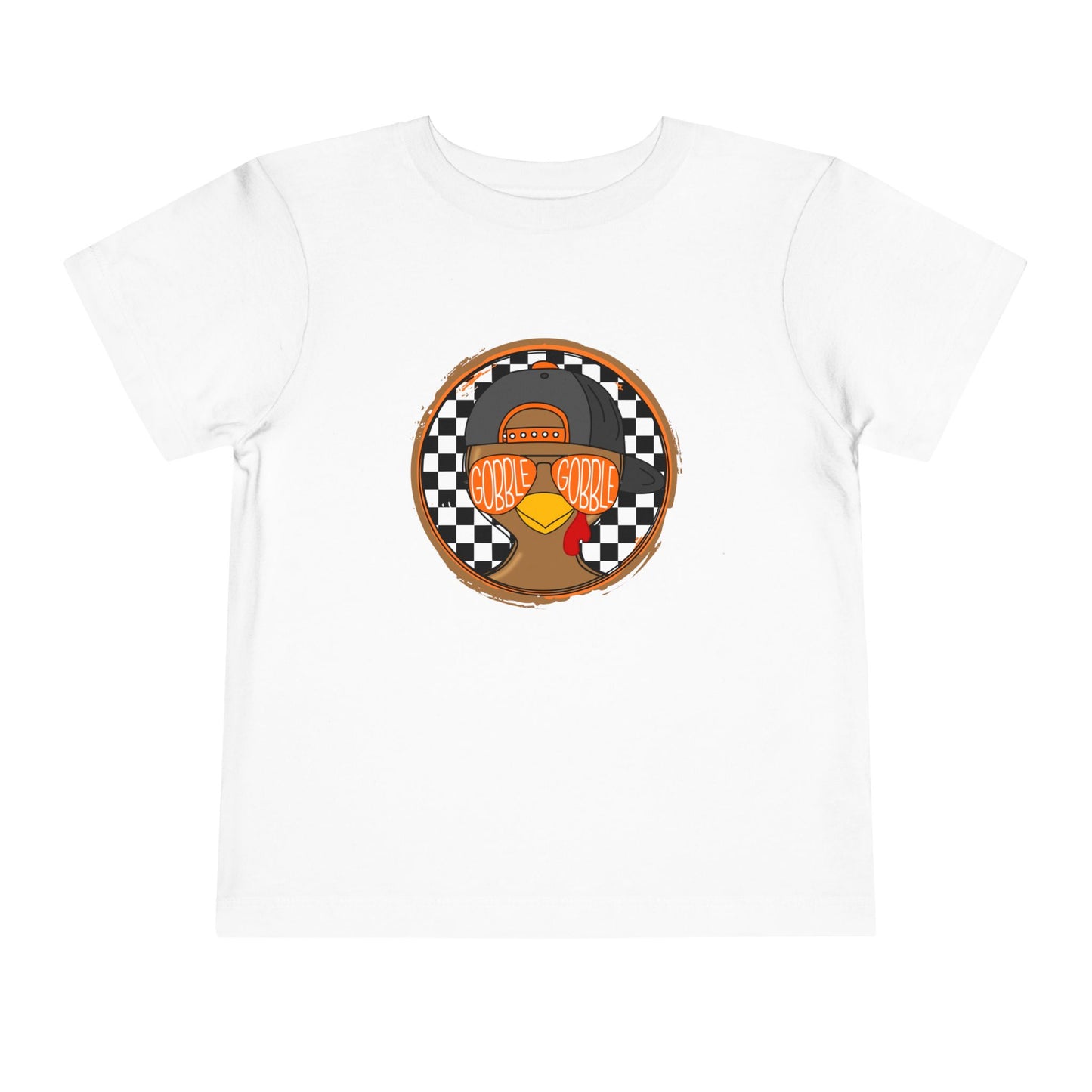 Coolest Boy Turkey Thanksgiving Toddler T-shirt