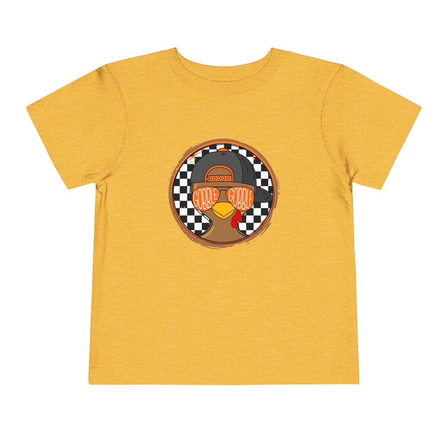 Coolest Boy Turkey Thanksgiving Toddler T-shirt