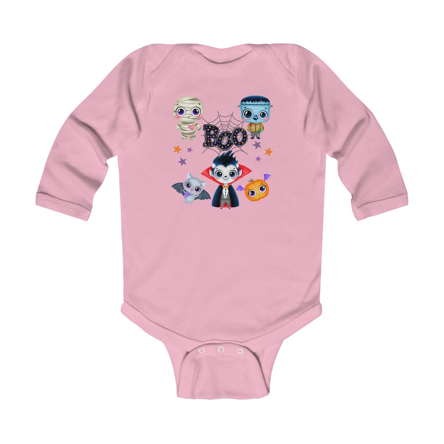 Little Monsters Halloween Long Sleeve Onesie