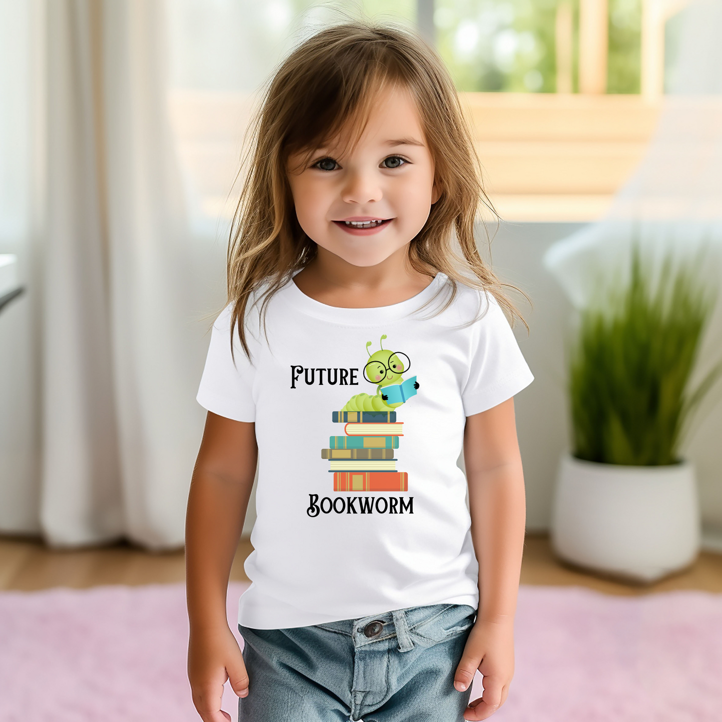 Cute Future Bookworm Toddler T-Shirt