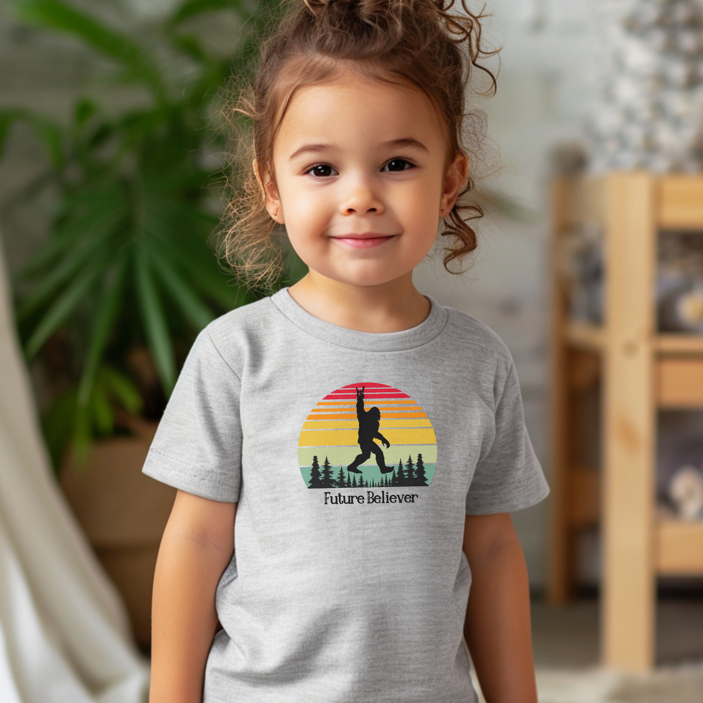 Sasquatch Bigfoot Future Believer Toddler T-shirt