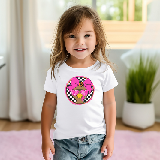 Fun Pink Turkey Thanksgiving Toddler T-shirt