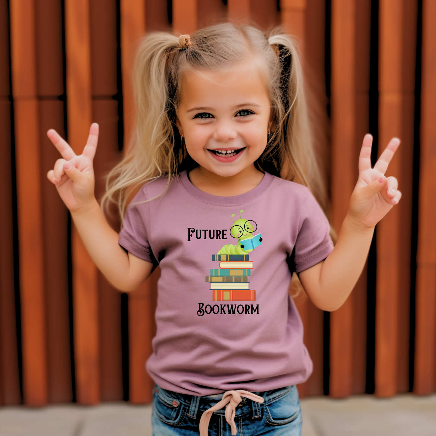 Cute Future Bookworm Toddler T-Shirt