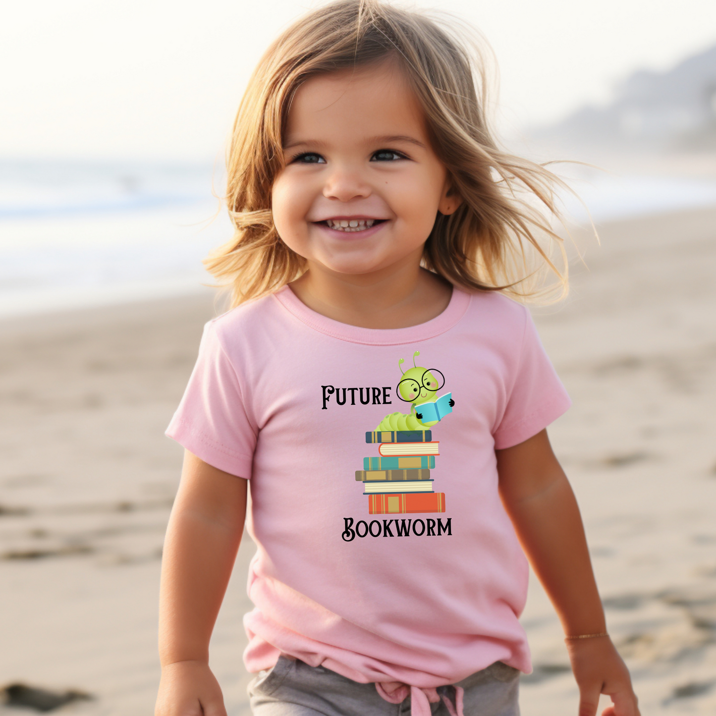 Cute Future Bookworm Toddler T-Shirt