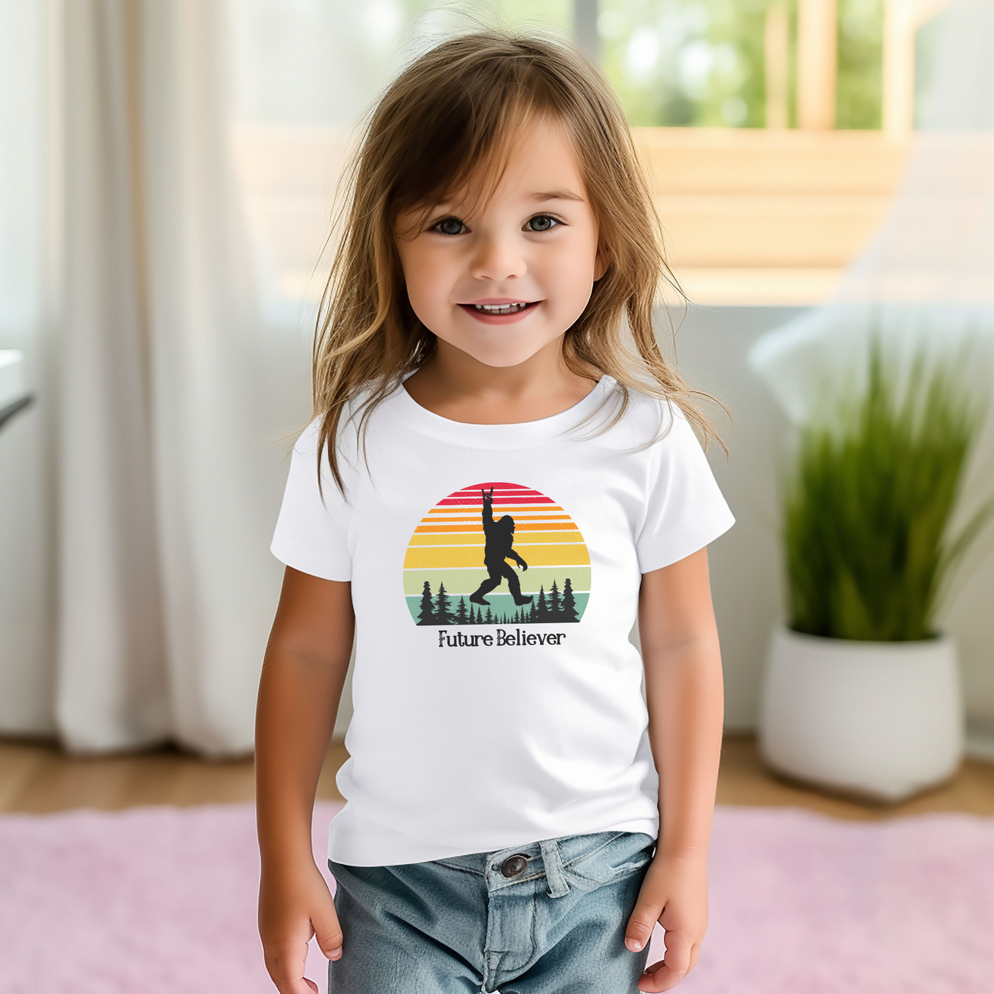 Sasquatch Bigfoot Future Believer Toddler T-shirt