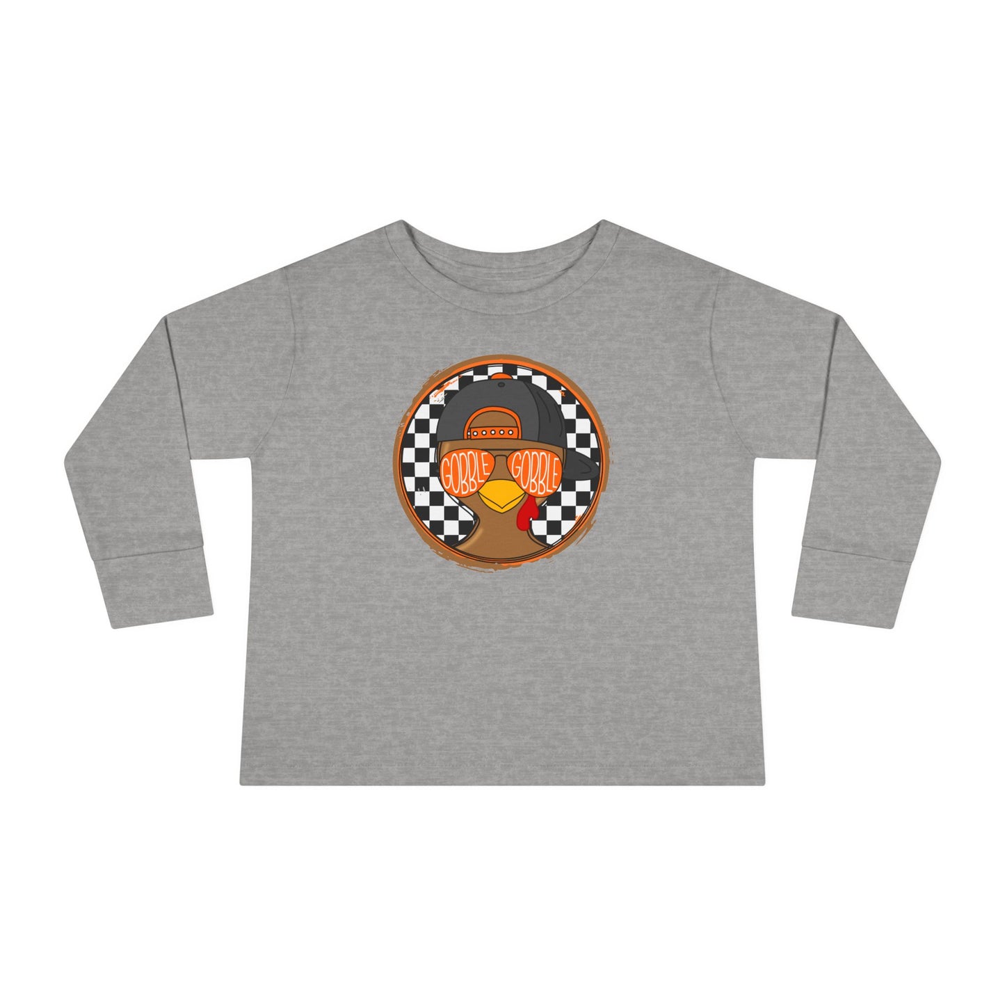 Cool Turkey Thanksgiving Toddler Long Sleeve T-shirt