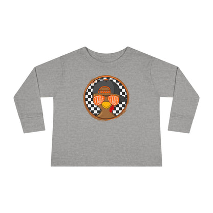 Cool Turkey Thanksgiving Toddler Long Sleeve T-shirt