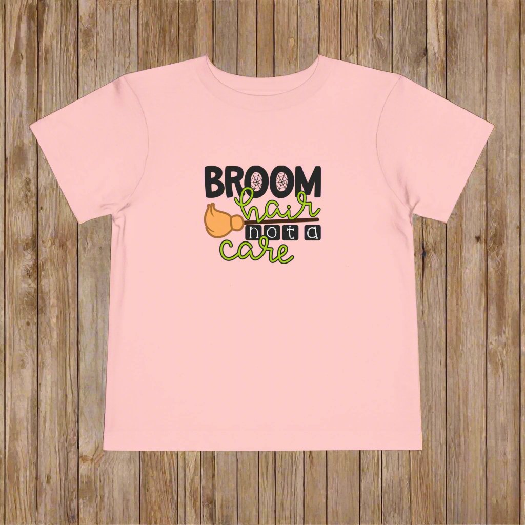 Adorable Broom Hair Not A Care Toddler T-shirt