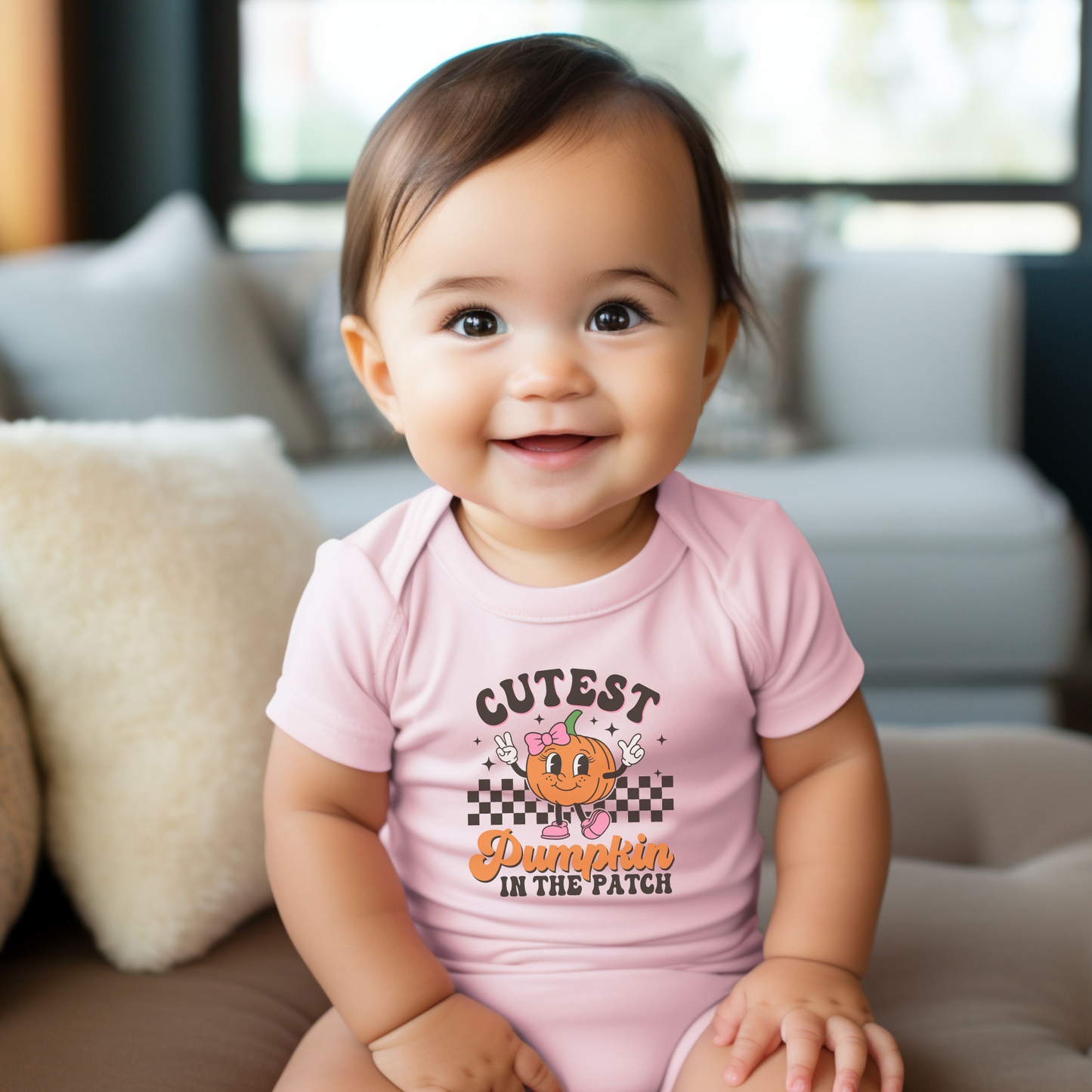 Cutest Pumpkin in the Patch Baby Short Sleeve Onesie®