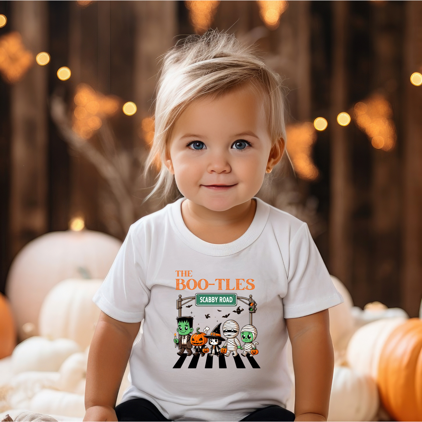 The Bootles Scabby Road Halloween Toddler Short Sleeve T-Shirt