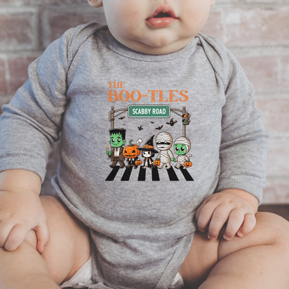 The Bootles Scabby Road Halloween Long Sleeve Onesie