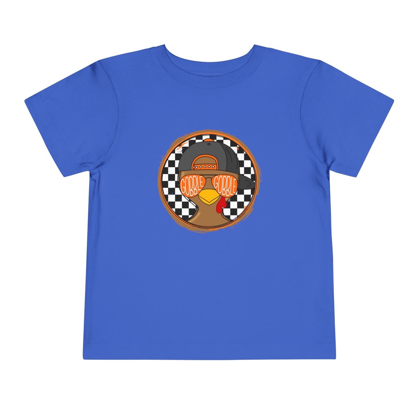 Coolest Boy Turkey Thanksgiving Toddler T-shirt