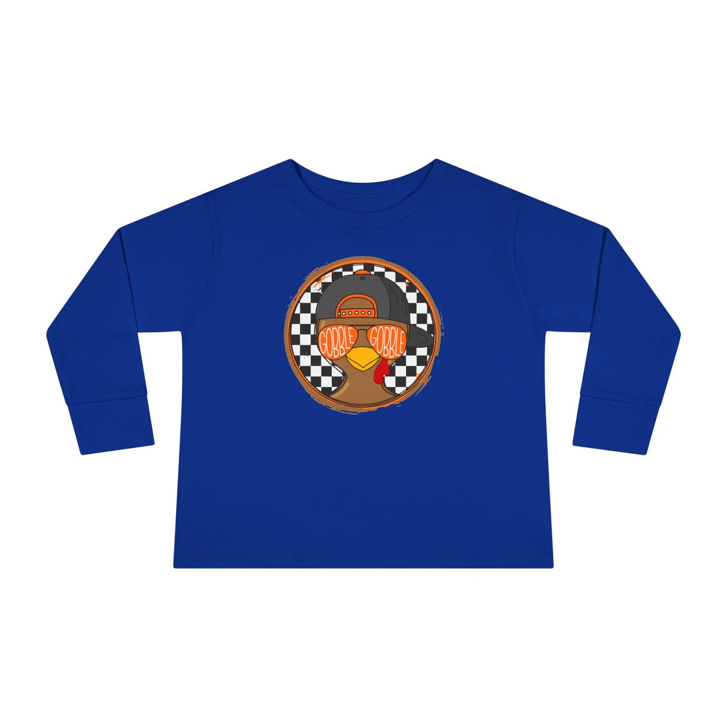 Cool Turkey Thanksgiving Toddler Long Sleeve T-shirt