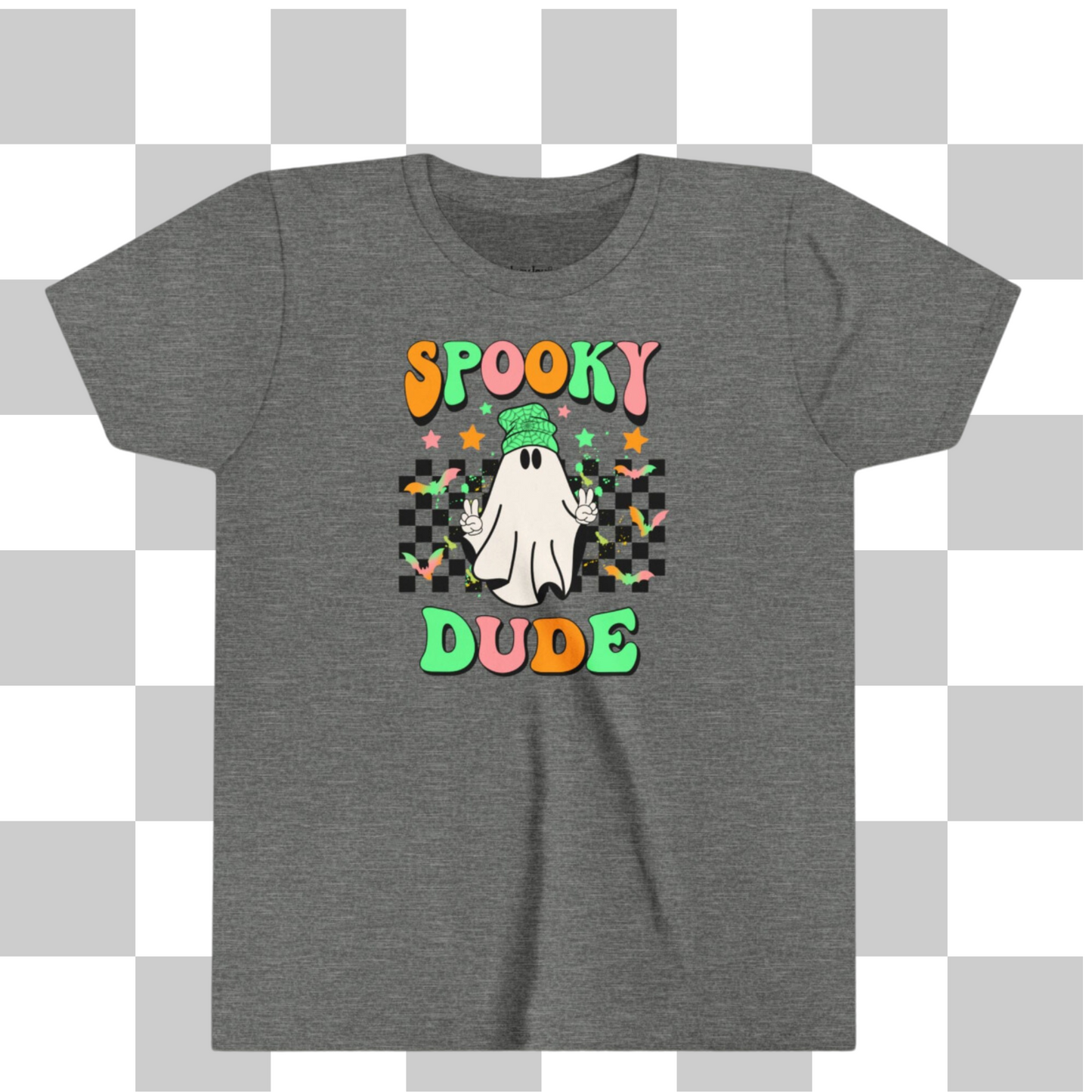 Cool Halloween Spooky Dude Kids T-Shirt